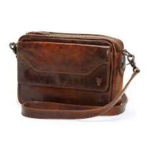 Frye Melissa Camera Crossbody Bag Cognac. RARE to find
